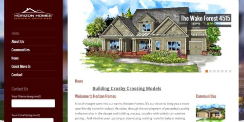 Horizon Homes Website